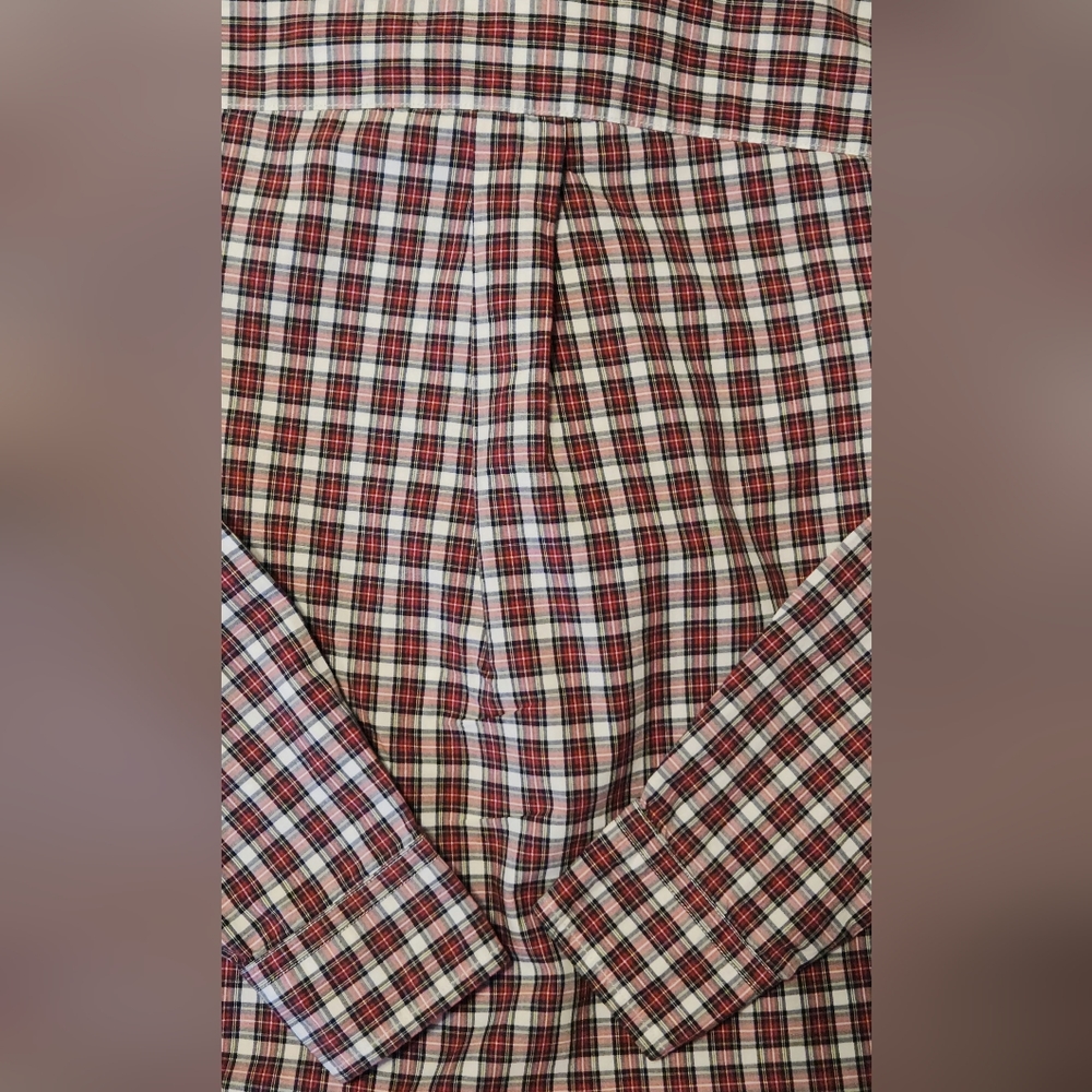 Ralph Lauren Boys Cotton Long Sleeve Button Down Shirt Plaid Size Medium - 10-12 - Picture 6 of 6